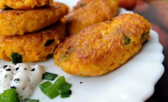 Морковные оладьи