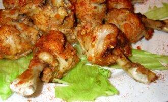 Закуска из куриных крылышек