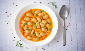 Рагу из фасоли