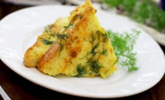 Гренки с яйцом и сыром