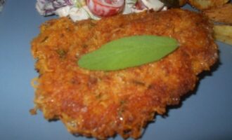 Курица в сырной панировке