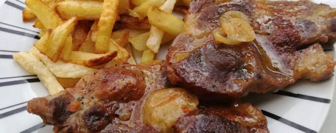 Свинина в апельсиновом соусе