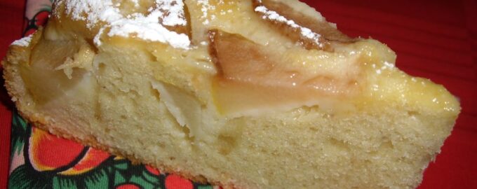 Пирог с грушами