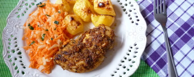 Куриное филе в апельсиновом соке﻿