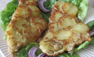 Рыба в картофельной чешуе