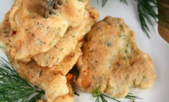 Куриное филе в кляре с укропом