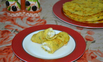 Сырные блины с кабачками