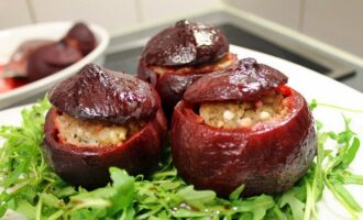 Свекла, фаршированная мясом