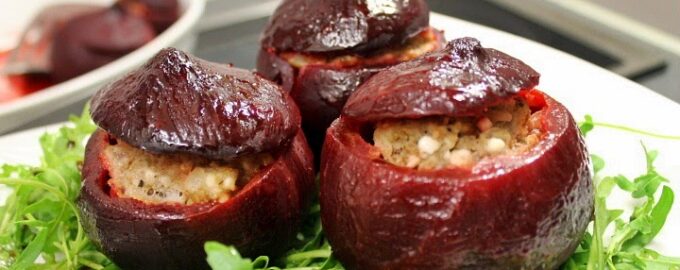 Свекла, фаршированная мясом