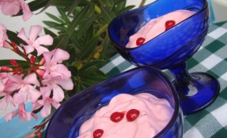 Мусс из красной смородины