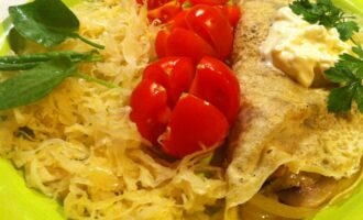 Блины с грибной начинкой