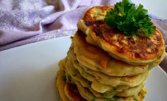 Сырники с зеленым луком