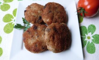 Котлеты с грибами