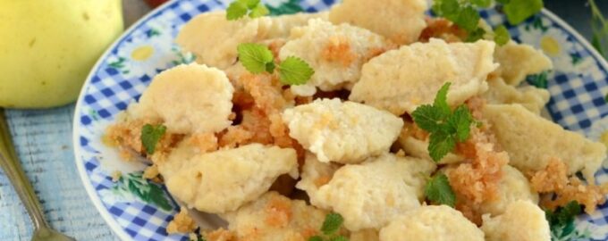 Яблочные клецки
