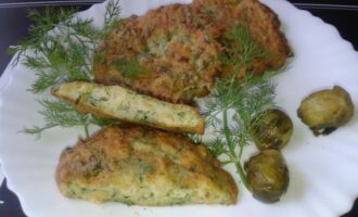 Оладьи из брюссельской капусты