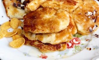 Оладьи с кукурузными хлопьями