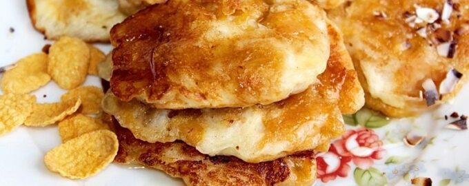 Оладьи с кукурузными хлопьями