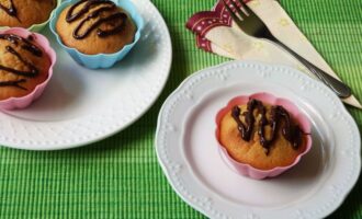 Ванильные кексы с шоколадом