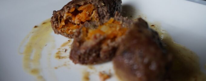 Мясные зразы с овощами