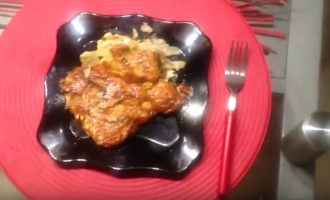 Картофельная запеканка с грибами под сыром