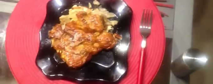 Картофельная запеканка с грибами под сыром