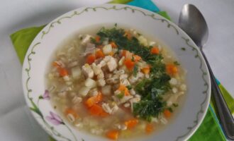 Крупник с перловкой