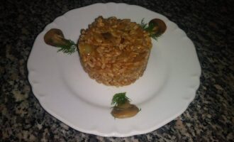Армянский плов с грибами