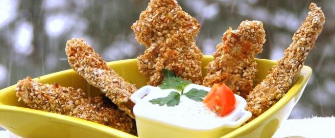 Хрустящая закуска из индейки