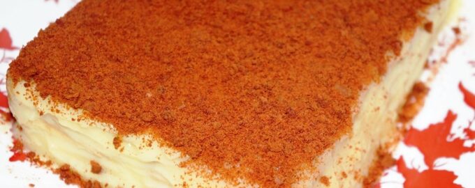 Торт из печенья с заварным кремом