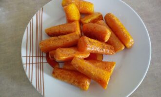 Жареная морковь на гарнир