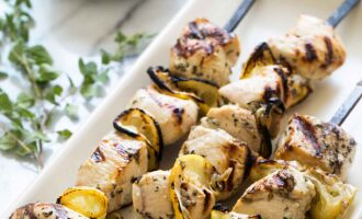 Шашлык из куриной грудки