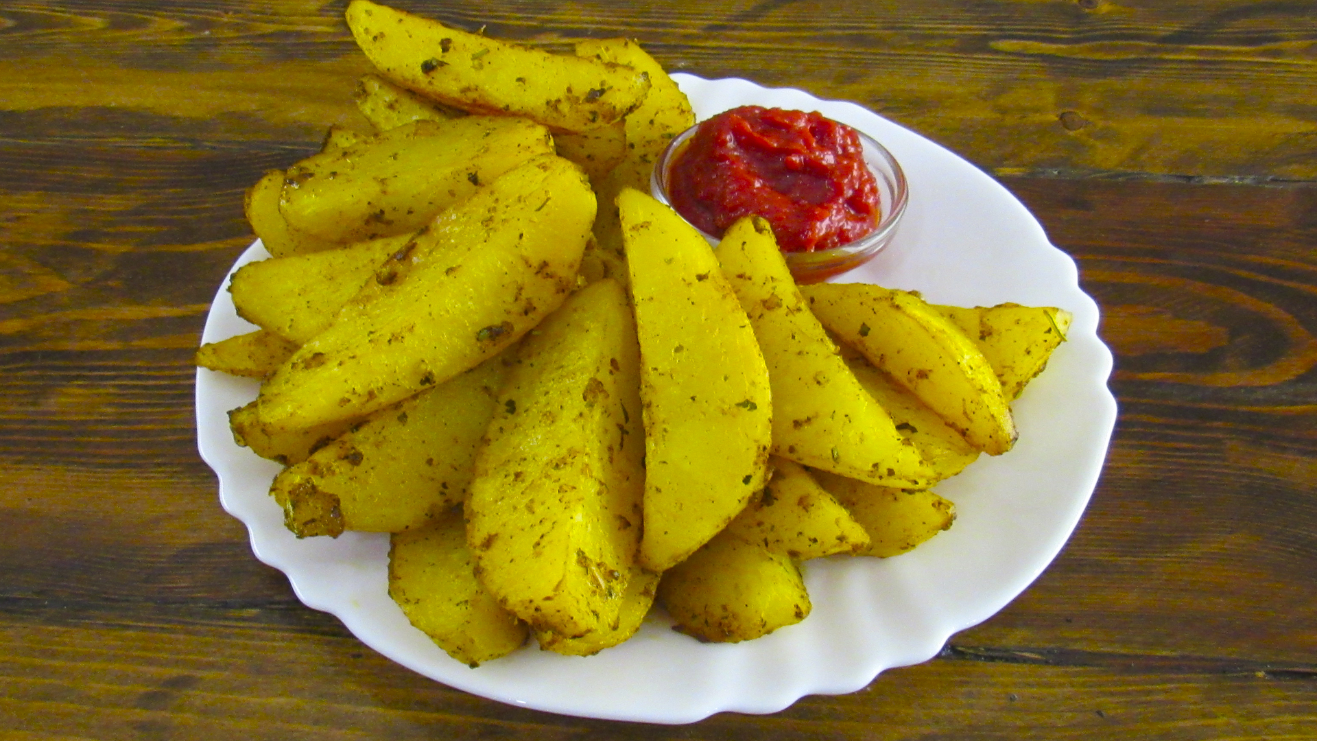 Картошка по-деревенски в духовке