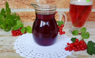 Сироп из красной смородины