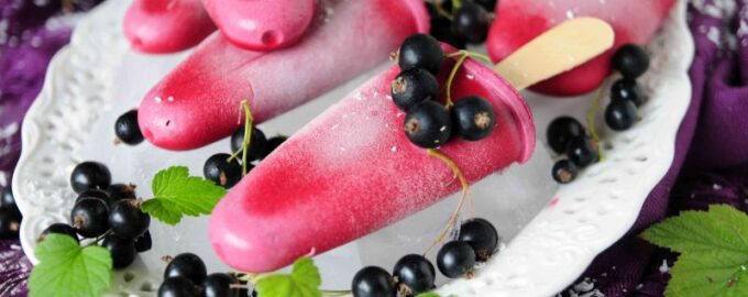 Смородиновое мороженое с кокосовым молоком