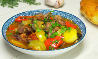 Басма. Овощное рагу с мясом