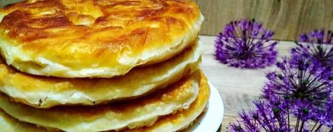 Слоеные вертуты на сковороде