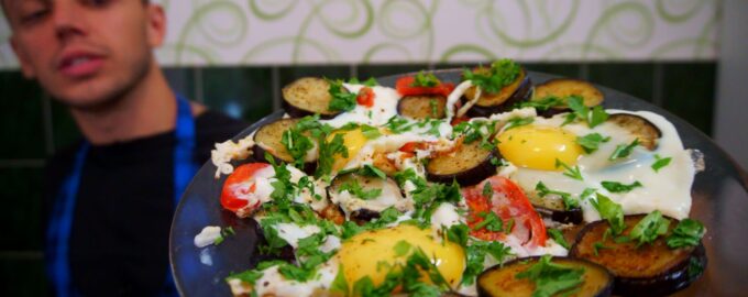 Мужской вкусный завтрак из ничего за 5 минут