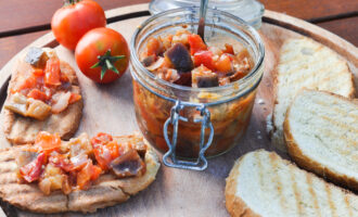 Баклажаны с яблоками