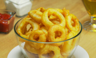 Луковые кольца в пивном кляре