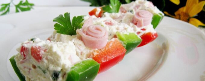 Хрустящая закуска из перца