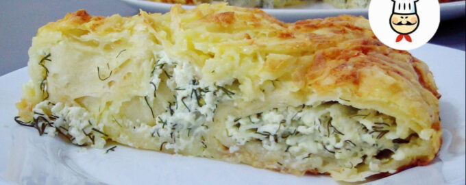 Творожный пирог из лаваша