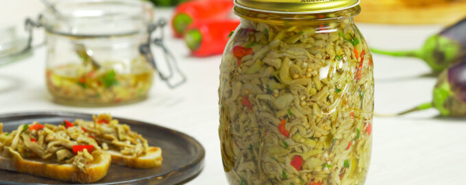 Маринованные баклажаны в масле по-итальянски