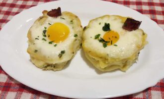 Картофельные кексы с яйцом