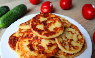 Картофельные лепешки с сыром
