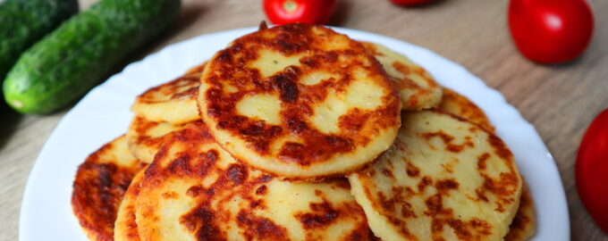 Картофельные лепешки с сыром