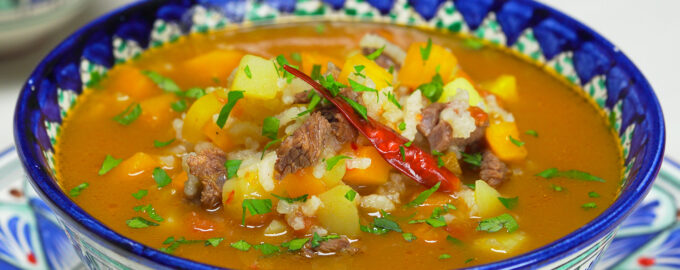 Мастава жидкий плов Узбекская кухня