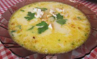 Сливочный суп с курицей