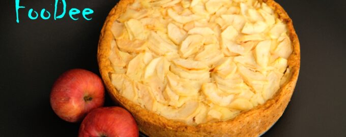 Заливной яблочный пирог Цветаевский