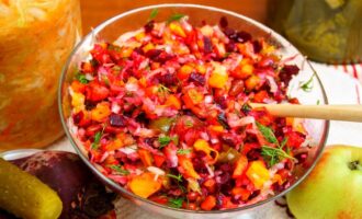 Очень вкусный винегрет на праздничный стол!