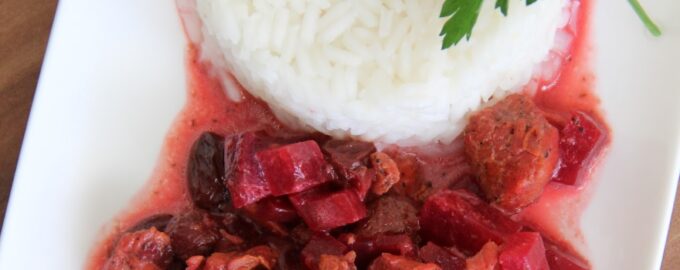 Куриная грудка с свеклой